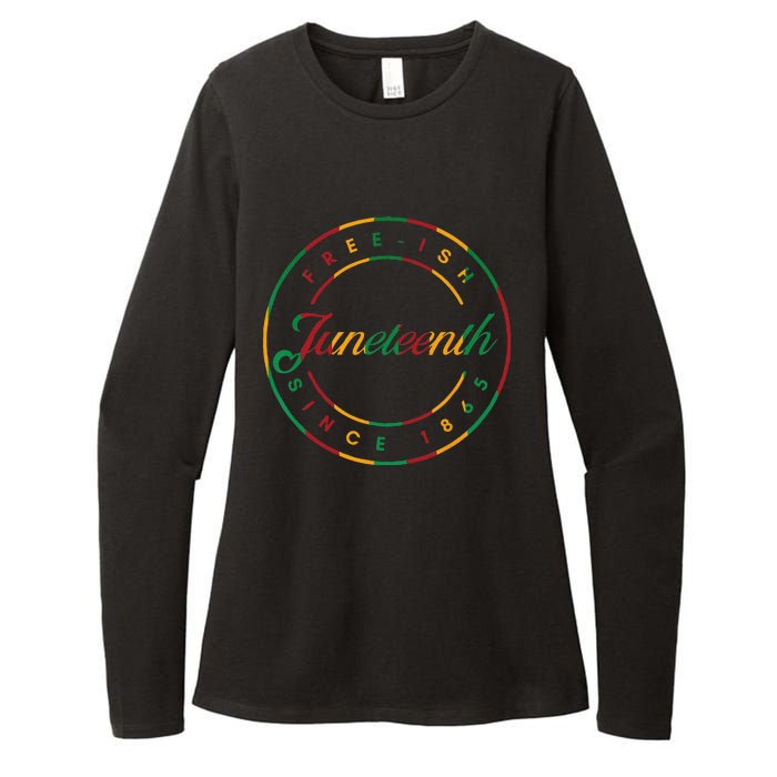 Juneteenth Free Ish Since 1865 Celebrate Black Freedom HBCU Womens CVC Long Sleeve Shirt