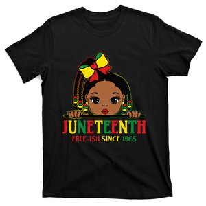 Juneteenth Free Ish Since 1865 Black Melanin Queen T-Shirt