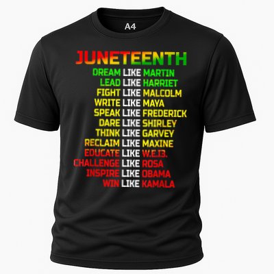 Juneteenth Free Ish Since 1865 Dream Like Martin Performance Shirt