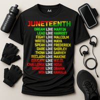 Juneteenth Free Ish Since 1865 Dream Like Martin Cooling Performance Crew T-Shirt