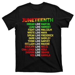 Juneteenth Free Ish Since 1865 Dream Like Martin T-Shirt