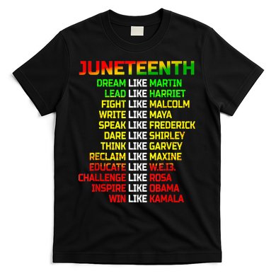 Juneteenth Free Ish Since 1865 Dream Like Martin T-Shirt