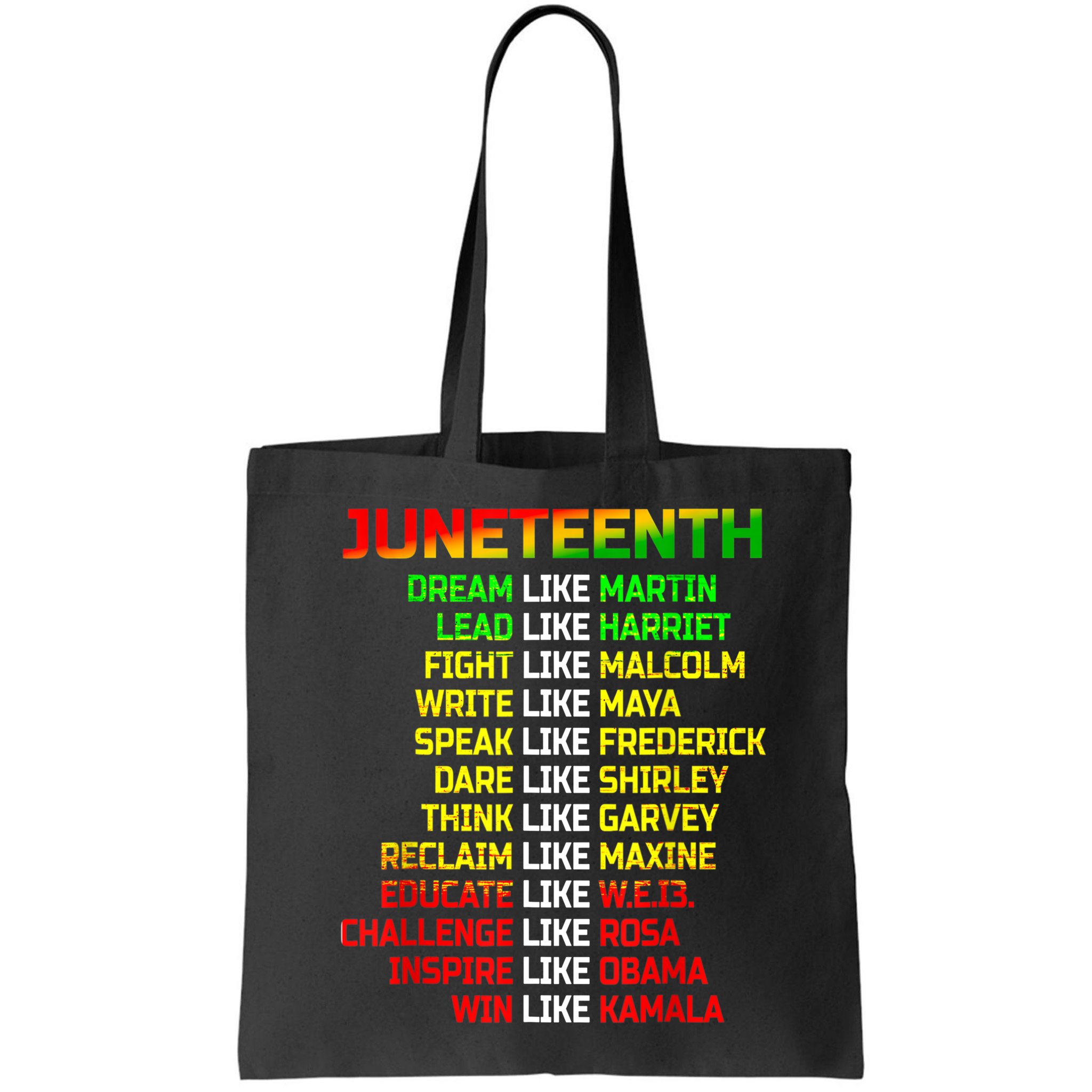 Juneteenth Free Ish Since 1865 Dream Like Martin Bag