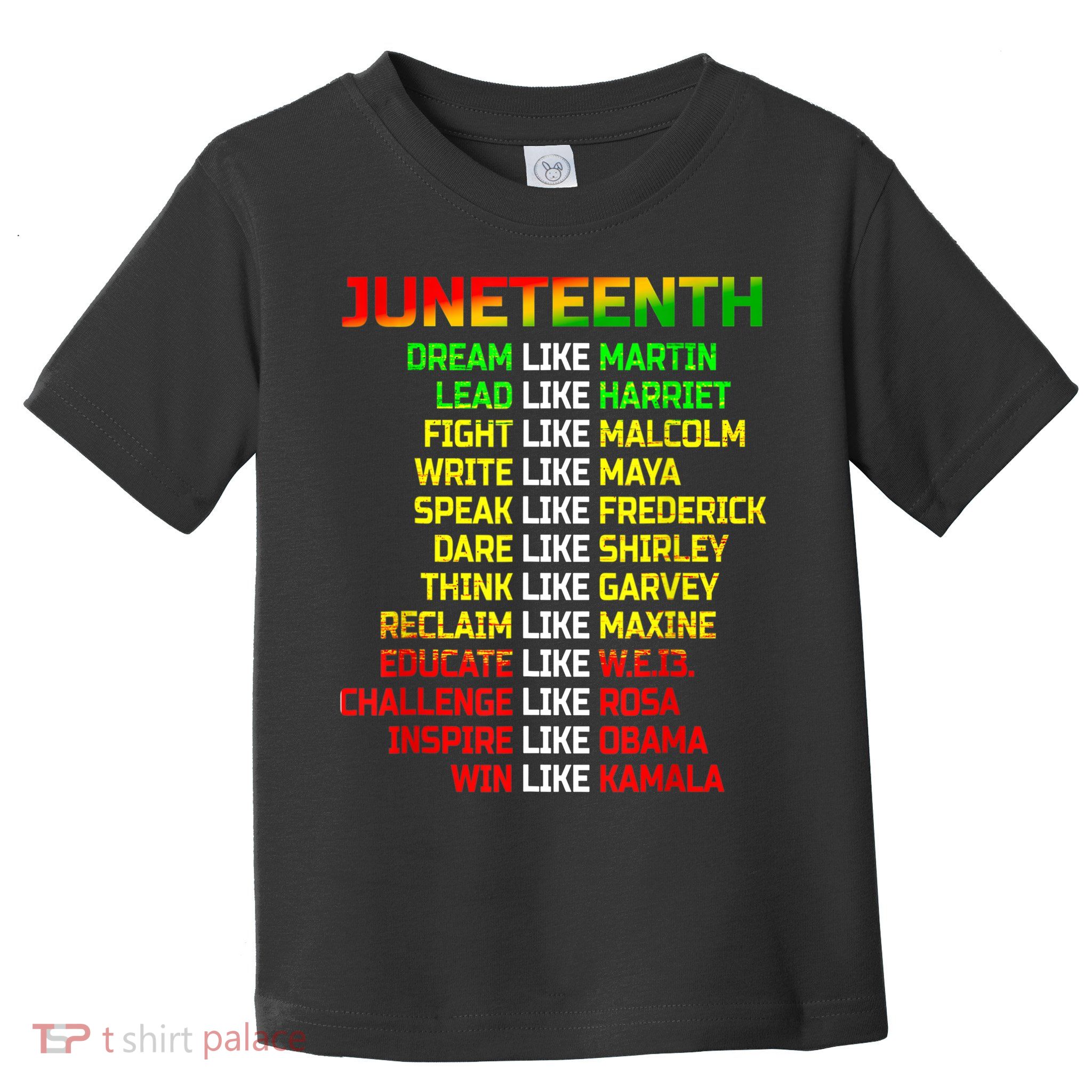 Juneteenth Free Ish Since 1865 Dream Like Martin Toddler T-Shirt
