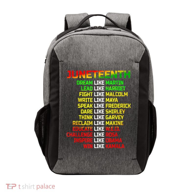 Juneteenth Free Ish Since 1865 Dream Like Martin Vector Backpack