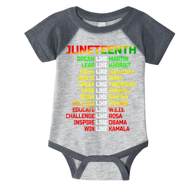 Juneteenth Free Ish Since 1865 Dream Like Martin Infant Baby Jersey Bodysuit