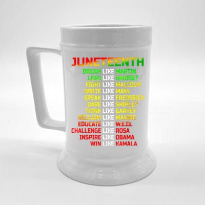 Juneteenth Free Ish Since 1865 Dream Like Martin Beer Stein