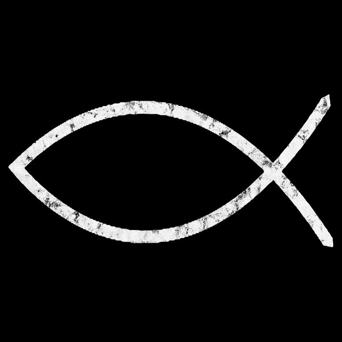 Jesus Fish Ichthy Ichthus Emblem Christian Faith Symbol 7-Panel Snapback Hat