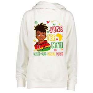 Juneteenth Free Ish Since 1865 African Black Freedom Gift Womens Funnel Neck Pullover Hood