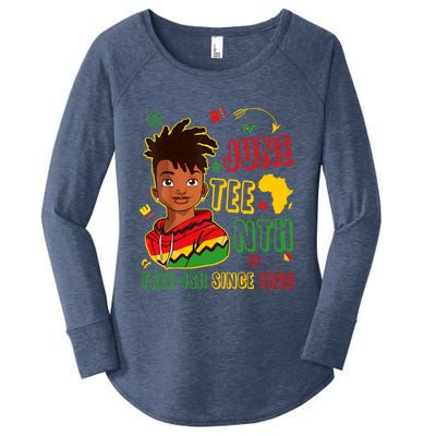 Juneteenth Free Ish Since 1865 African Black Freedom Gift Women's Perfect Tri Tunic Long Sleeve Shirt