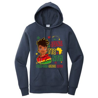 Juneteenth Free Ish Since 1865 African Black Freedom Gift Women's Pullover Hoodie