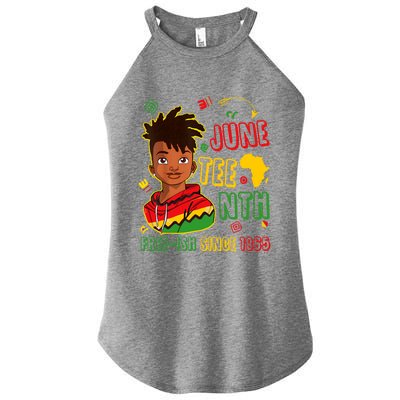 Juneteenth Free Ish Since 1865 African Black Freedom Gift Women's Perfect Tri Rocker Tank