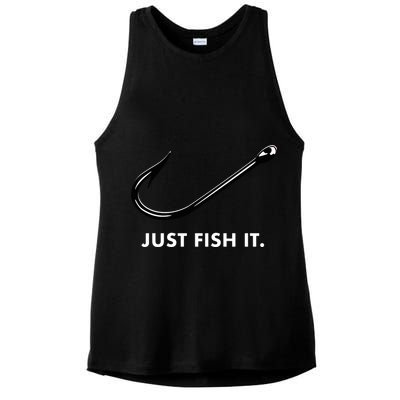 Just Fish It Ladies PosiCharge Tri-Blend Wicking Tank