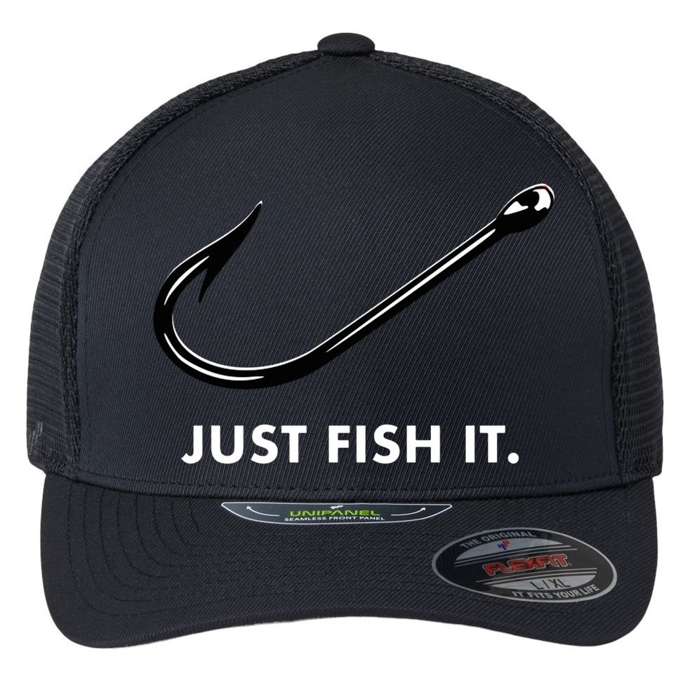 Just Fish It Flexfit Unipanel Trucker Cap