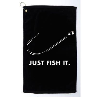 Just Fish It Golf Towel