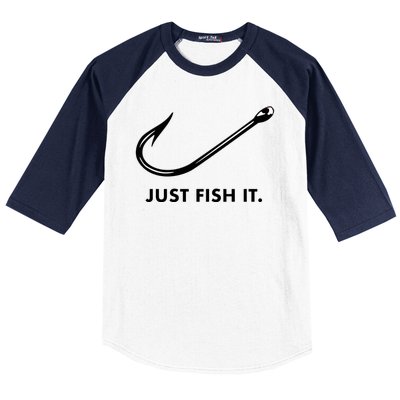 Just Fish It Baseball Sleeve Shirt