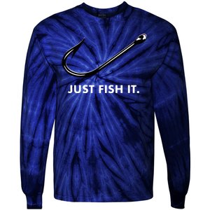 Just Fish It Tie-Dye Long Sleeve Shirt