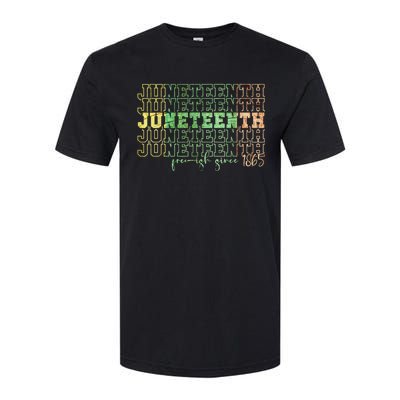 Juneteenth Free Ish Since 1865 Celebrate Black Freedom HBCU Softstyle® CVC T-Shirt