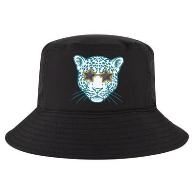 Football Jags Leopard Star Cool Comfort Performance Bucket Hat
