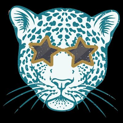 Football Jags Leopard Star T-Shirt