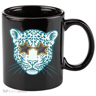 Football Jags Leopard Star 11oz C Handle Ceramic Mug