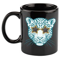 Football Jags Leopard Star 11oz C Handle Ceramic Mug