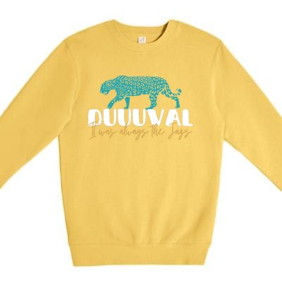 Jacksonville Football Jags Football Funny Leopard Premium Crewneck Sweatshirt