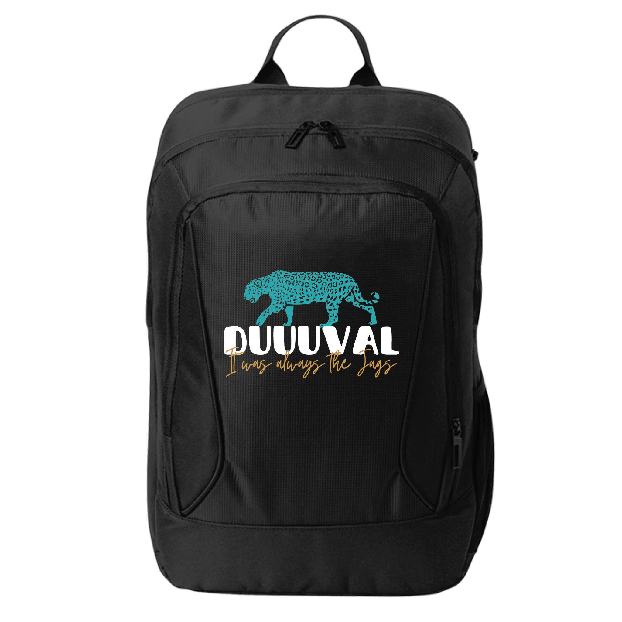 Football Jags Football Funny Leopard City Backpack