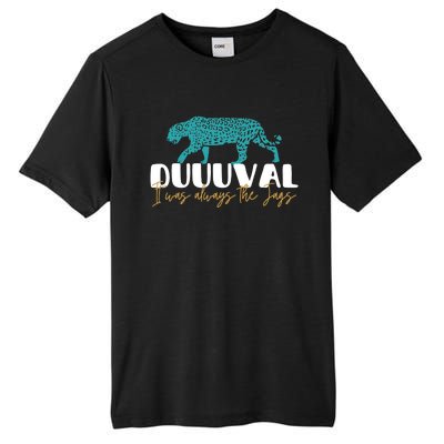 Jacksonville Football Jags Football Funny Leopard Tall Fusion ChromaSoft Performance T-Shirt