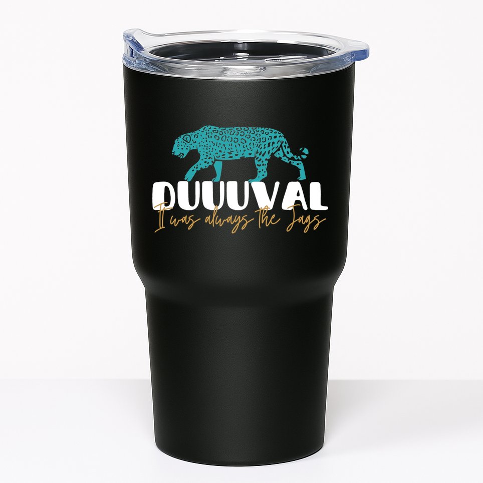 Football Jags Football Funny Leopard Tumbler