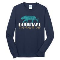 Jacksonville Football Jags Football Funny Leopard Tall Long Sleeve T-Shirt