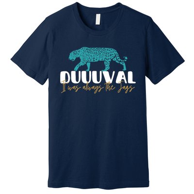 Jacksonville Football Jags Football Funny Leopard Premium T-Shirt