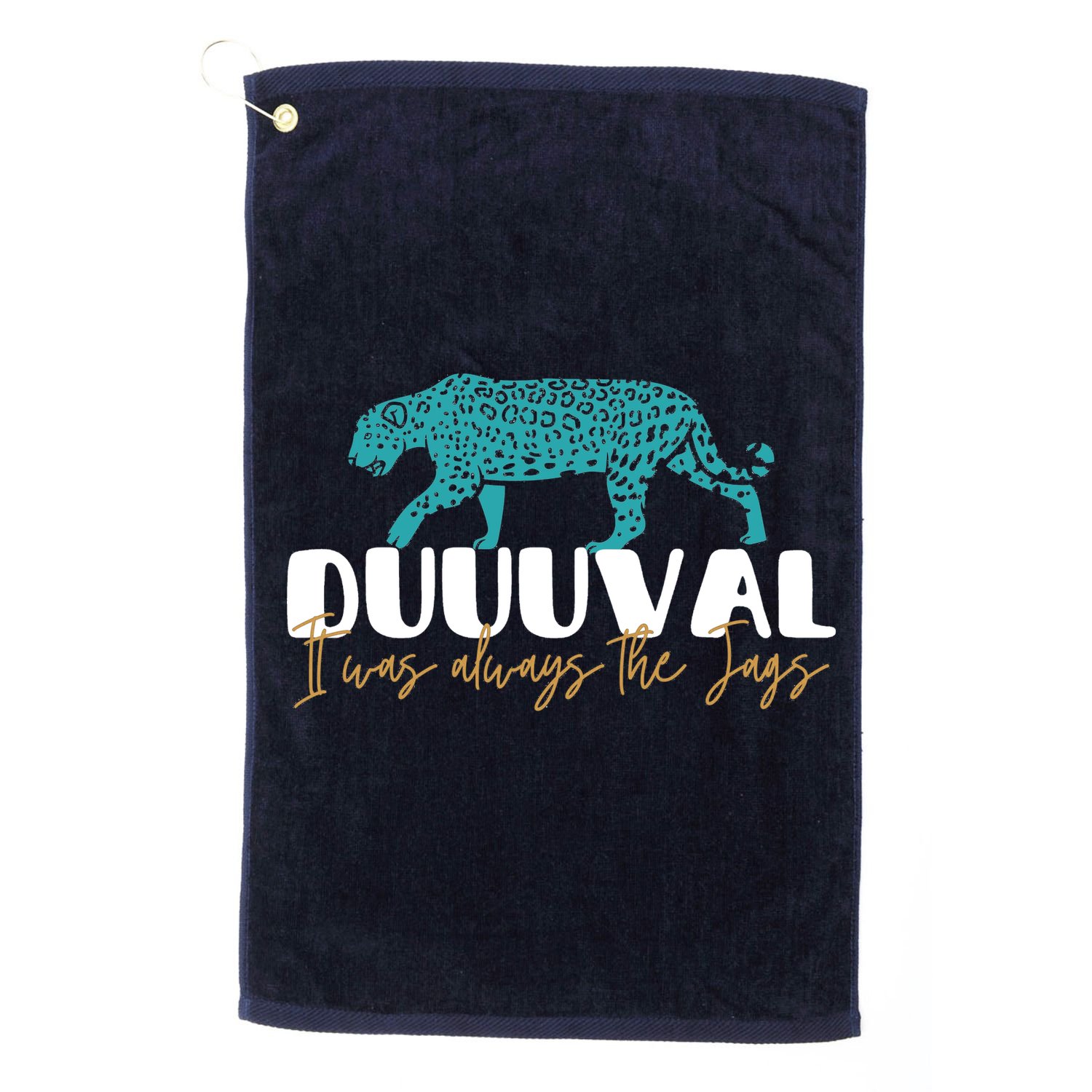 Football Jags Football Funny Leopard Golf Towel