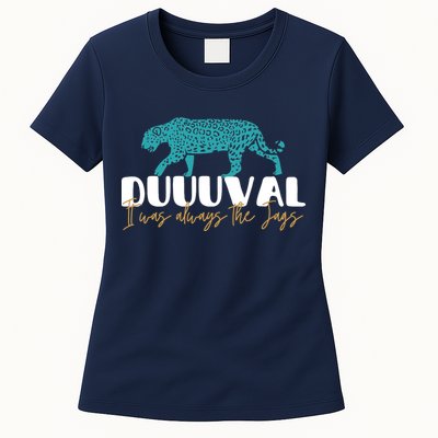 Football Jags Football Funny Leopard Womens T-Shirt