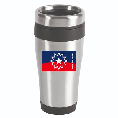 Juneteenth Flag 16oz Travel Tumbler