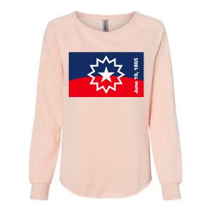 Juneteenth Flag Womens California Wash Sweatshirt