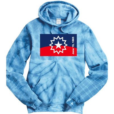 Juneteenth Flag Tie Dye Hoodie