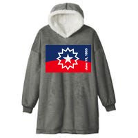 Juneteenth Flag Hooded Wearable Blanket
