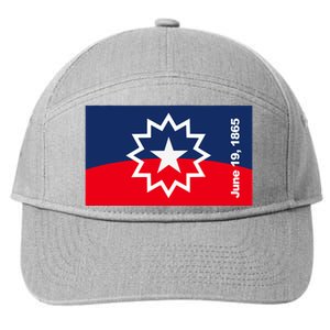 Juneteenth Flag 7-Panel Snapback Hat