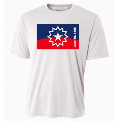 Juneteenth Flag Cooling Performance Crew T-Shirt