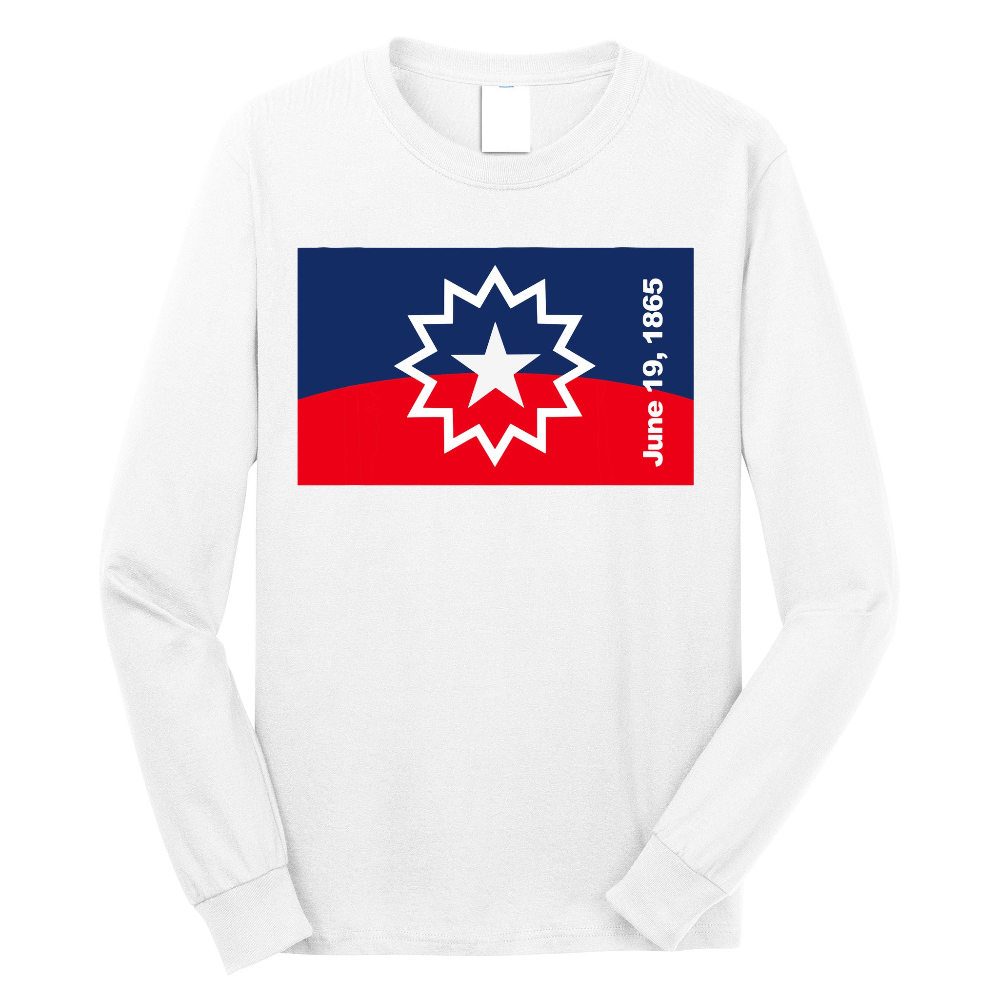 Juneteenth Flag Long Sleeve Shirt