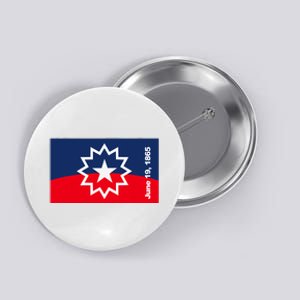 Juneteenth Flag Button