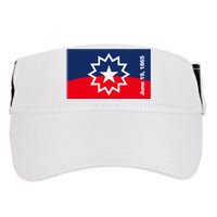 Juneteenth Flag Adult Drive Performance Visor