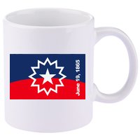 Juneteenth Flag 11oz C Handle Ceramic Mug
