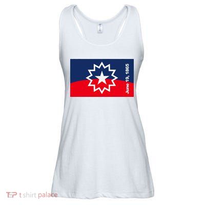 Juneteenth Flag Ladies Essential Flowy Tank