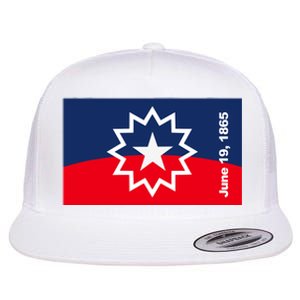 Juneteenth Flag Flat Bill Trucker Hat