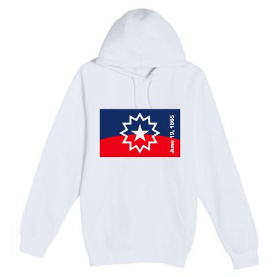 Juneteenth Flag Premium Pullover Hoodie