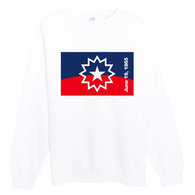 Juneteenth Flag Premium Crewneck Sweatshirt