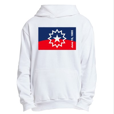 Juneteenth Flag Urban Pullover Hoodie