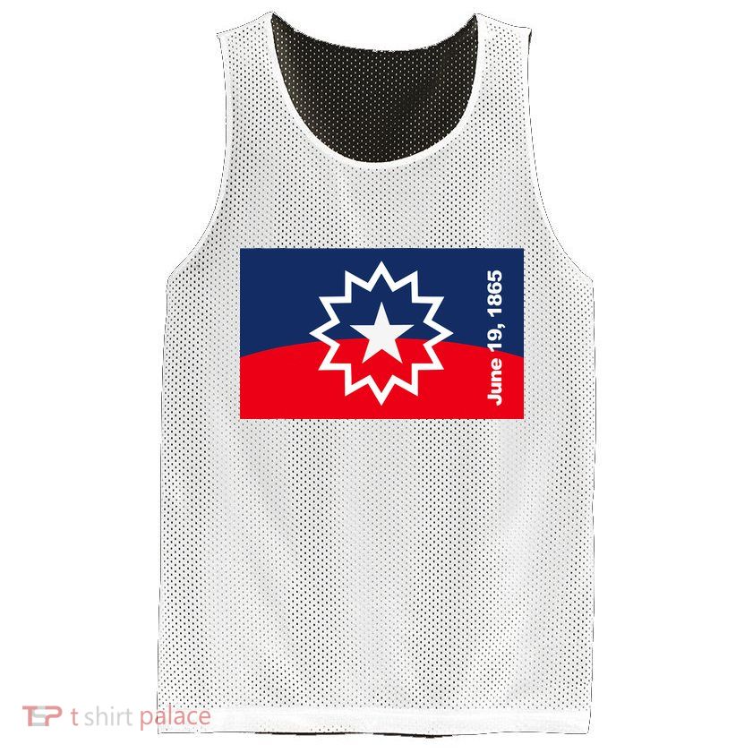 Juneteenth Flag Mesh Reversible Basketball Jersey Tank